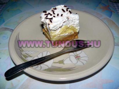Gesztenyés szelet sütes nélkül sütemény recept fényképe, fotója